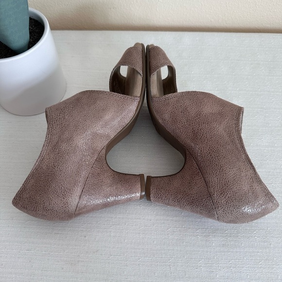 Aerosoles Heelrest Taupe Leather Mary Jane Heeled Sandals Women’s 7 - Picture 7 of 14
